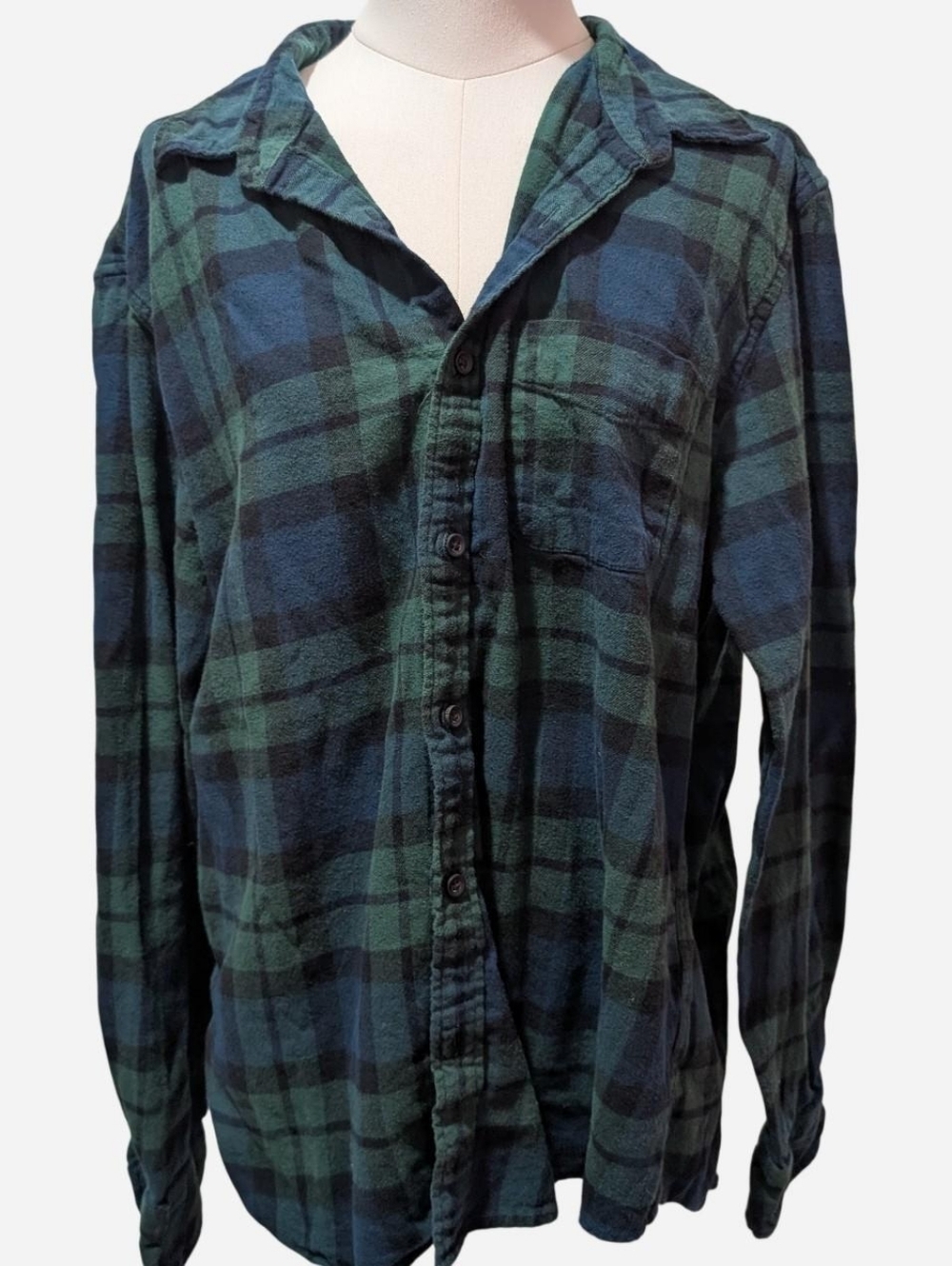 Unisex Black, Blue, Green Flannel Shirt (XL) ‼️Price is firm‼️